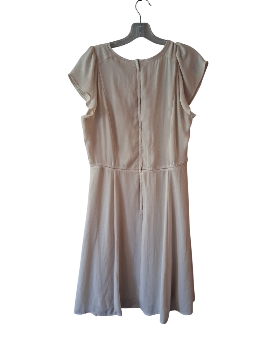 H&M Cream Ruffle Sleeve Mini Dress - Picture 4 of 5